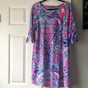 Lilly Pulitzer Dresses - NWT Lilly Pulitzer Preston dress Mermaids call Lilly Pulitzer Dresses - NWT Lilly Pulitzer Preston dress Mermaids call
